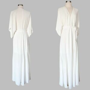 Reformation White Maxi Dress